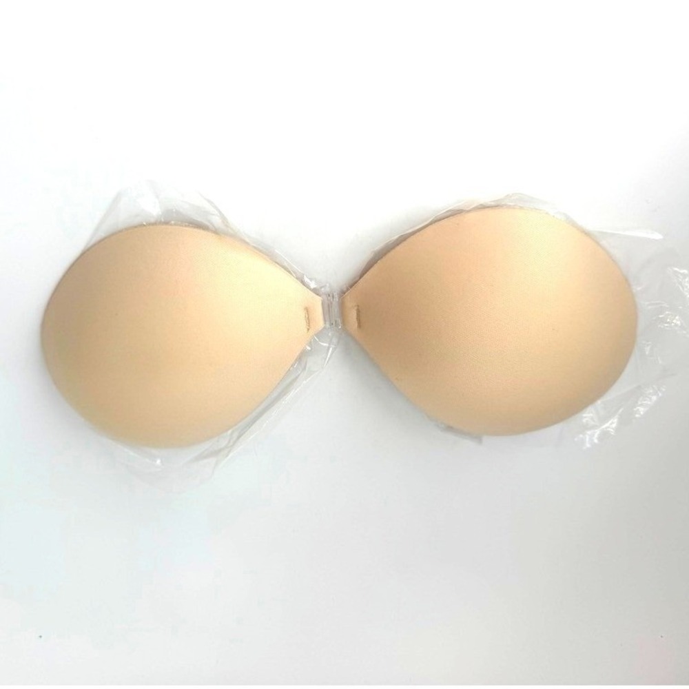BOOMBA Magic Padded Sticky Bra Sand Size A Adhesive Strapless Backless nee open